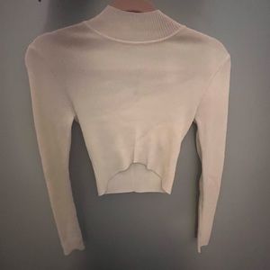White garage turtleneck, small